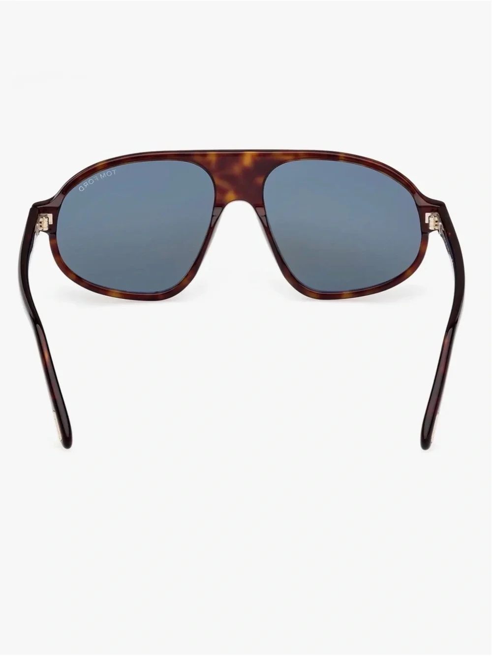 Tom Ford Tortoiseshell Aviator Sunglasses - Tortoise Frame with Dark Lenses